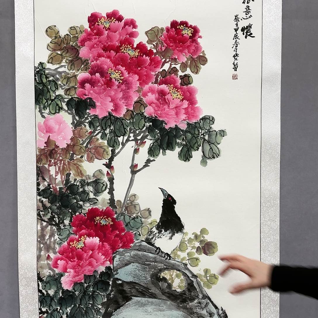国画国画纯手绘作品请放心去藏