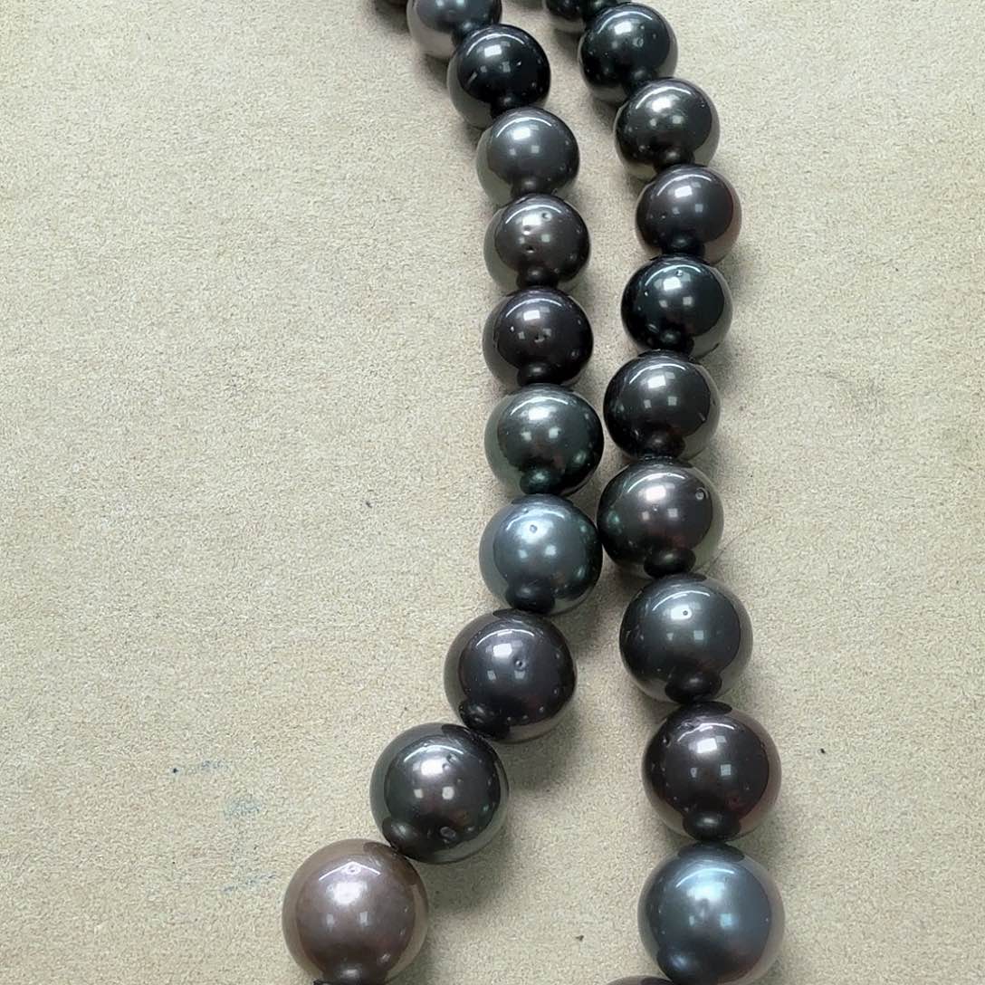 海水珍珠颈饰银S925镶嵌