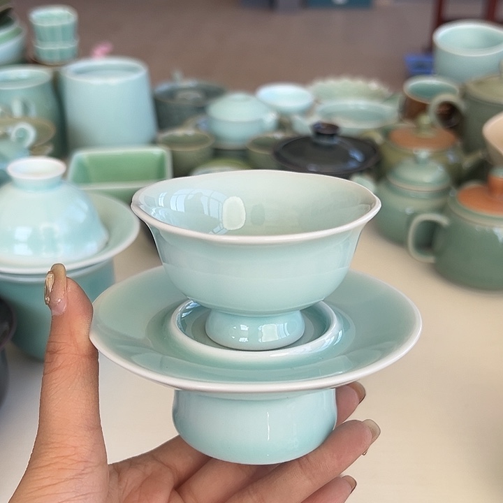 小米茶器龙泉青瓷