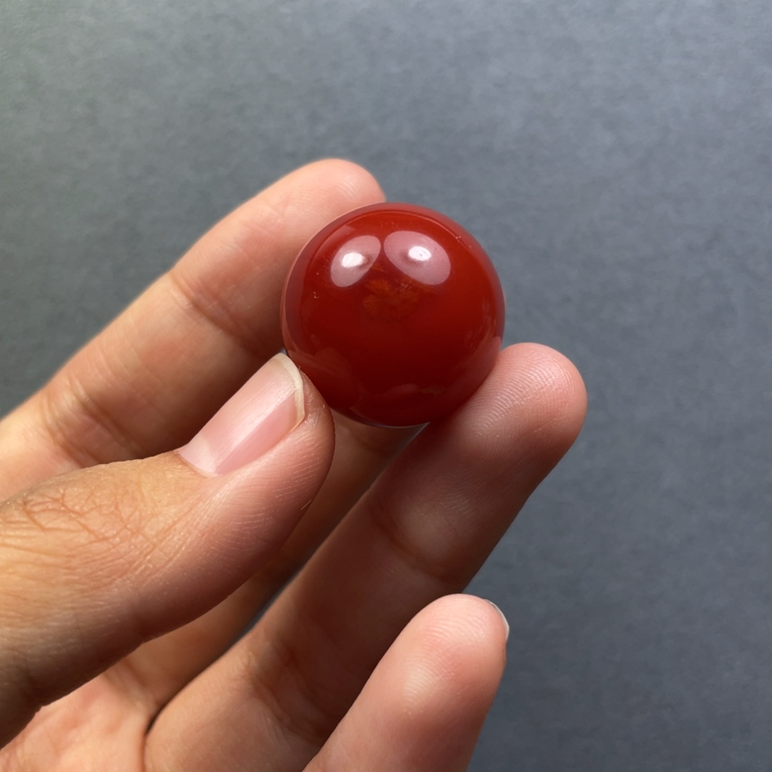 南红玛瑙未镶嵌配饰20.8mm