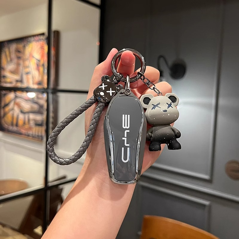 适用比亚迪汉钥匙套海豚车秦plusdmi元唐海鸥宋plus男ev护卫舰07