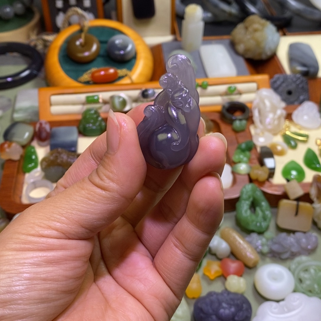 和田玉颈饰未镶嵌