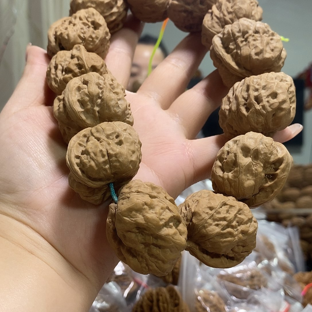 把件文玩核桃宋*伟蛤蟆头一帆风顺有黄打底