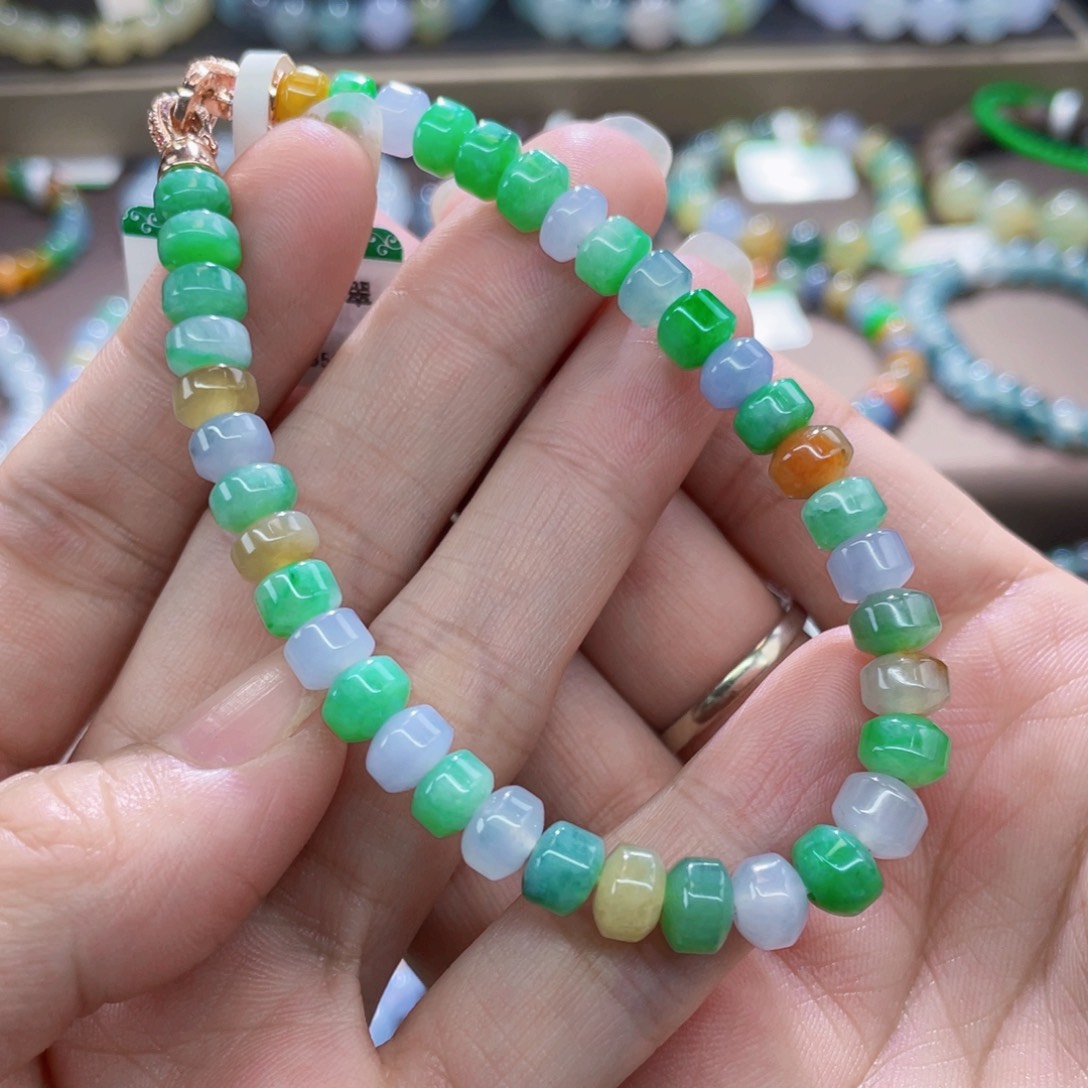 未镶嵌手链翡翠放漏