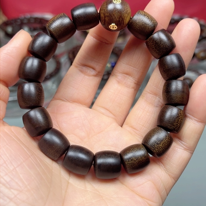 沉香手串惠安系白棋楠1.2沉水手串