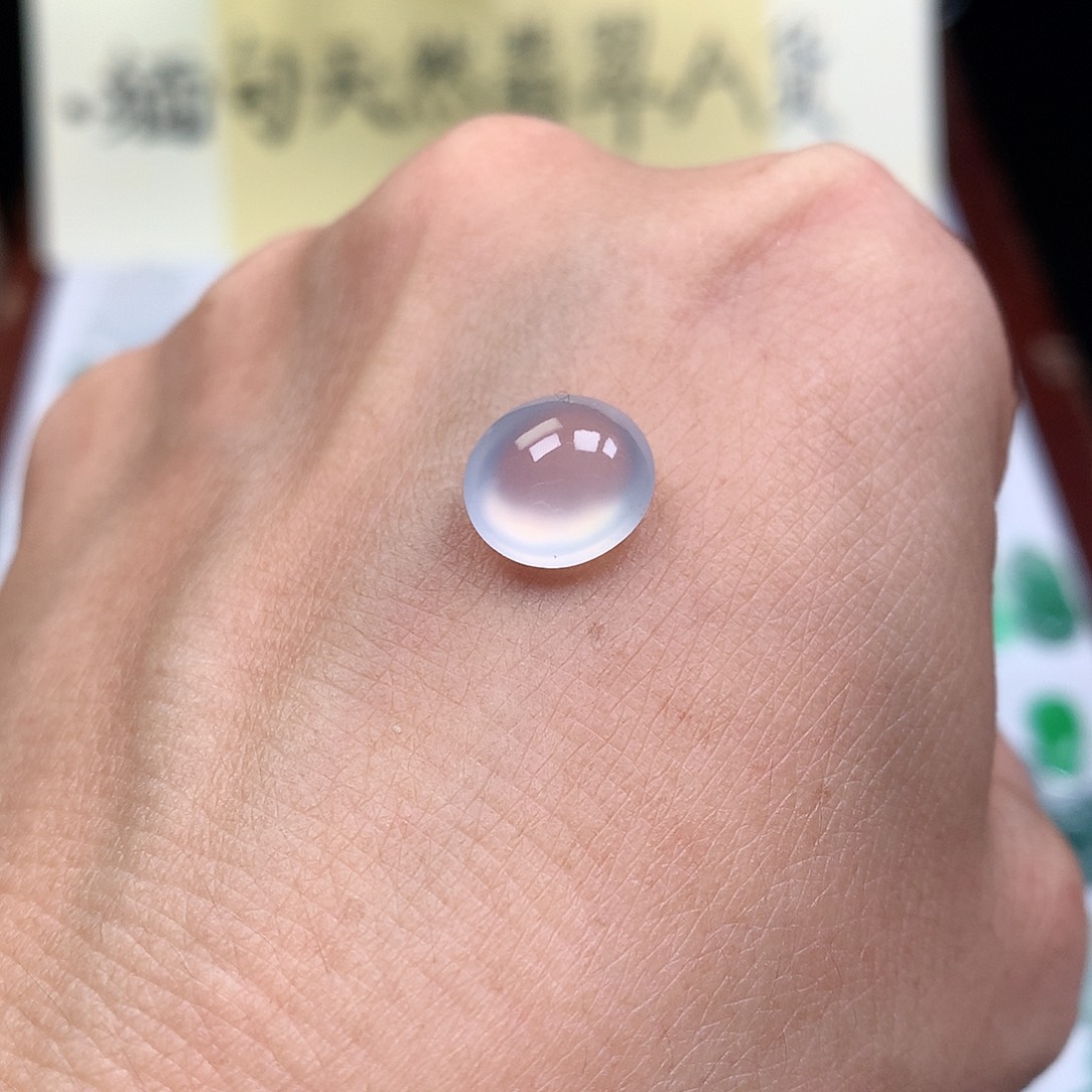 翡翠裸石缅甸天然A货翡翠冰种蛋面