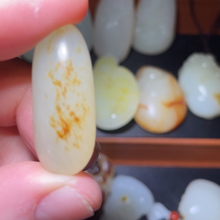 用***2和田玉（白玉）未镶嵌车挂