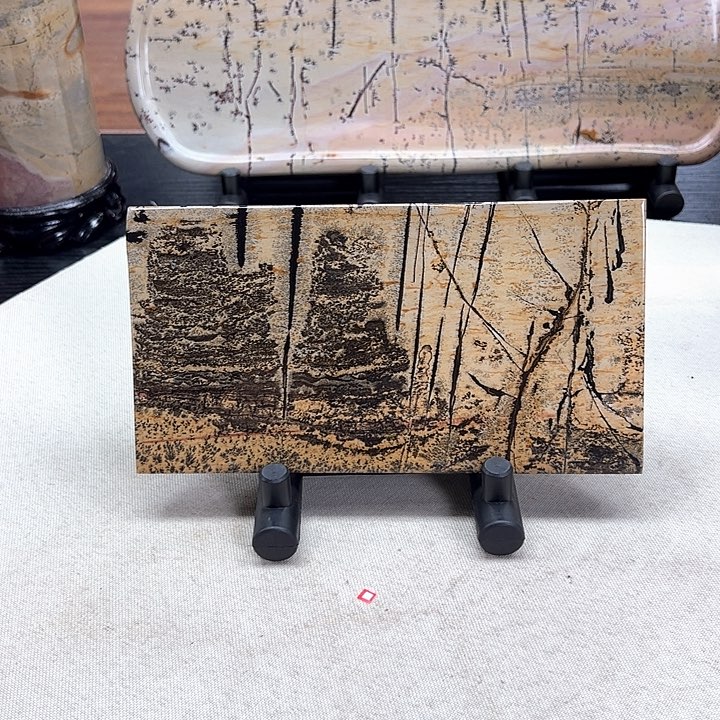 广西石广西天然国画石