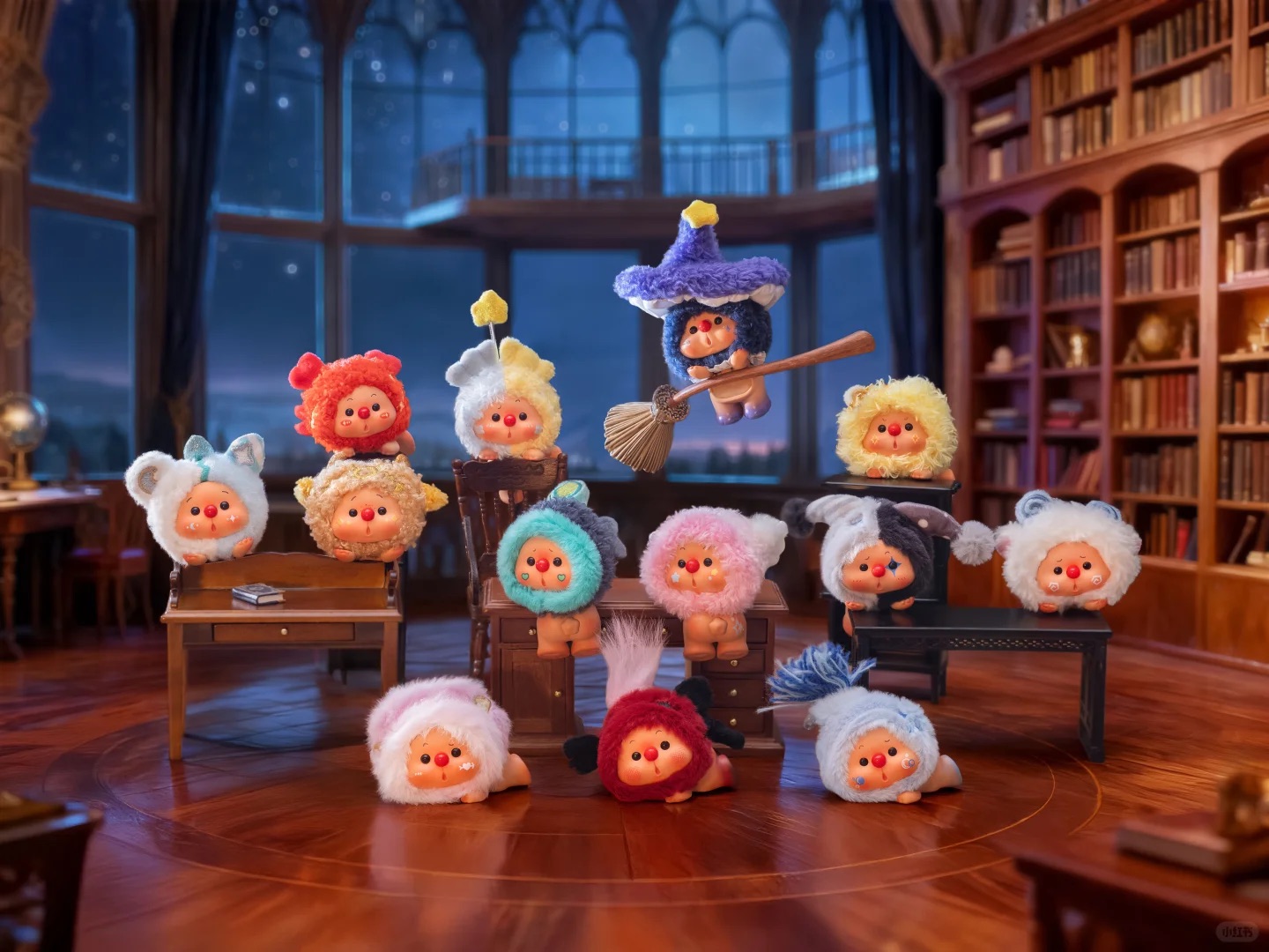 【拆盒】OYO星座物语系列潮玩盲盒自带粘胶摆件