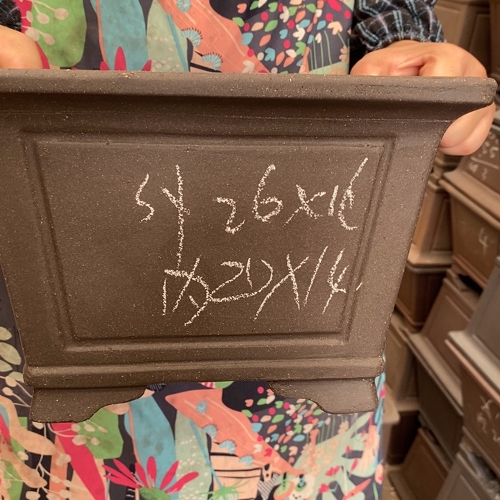 紫砂花盆纸条纹码