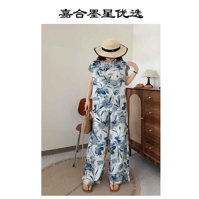 【千金时锦】25夏季新款国风旗袍三件套时尚套装-FC6209