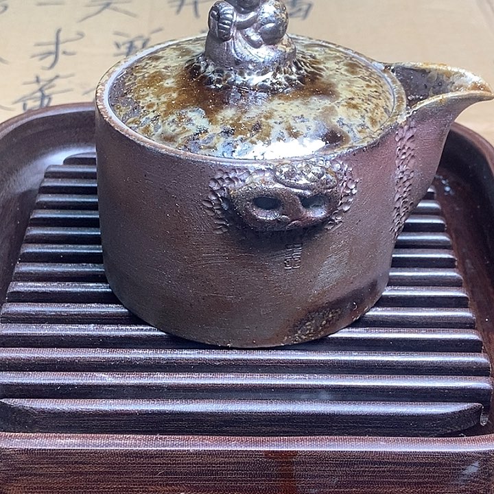 紫砂茶壶柴烧紫砂