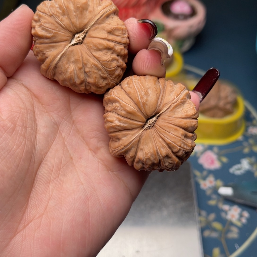 文玩核桃把件多**流南瓜墩43