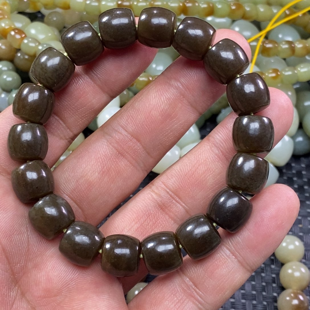 和田玉手链未镶嵌