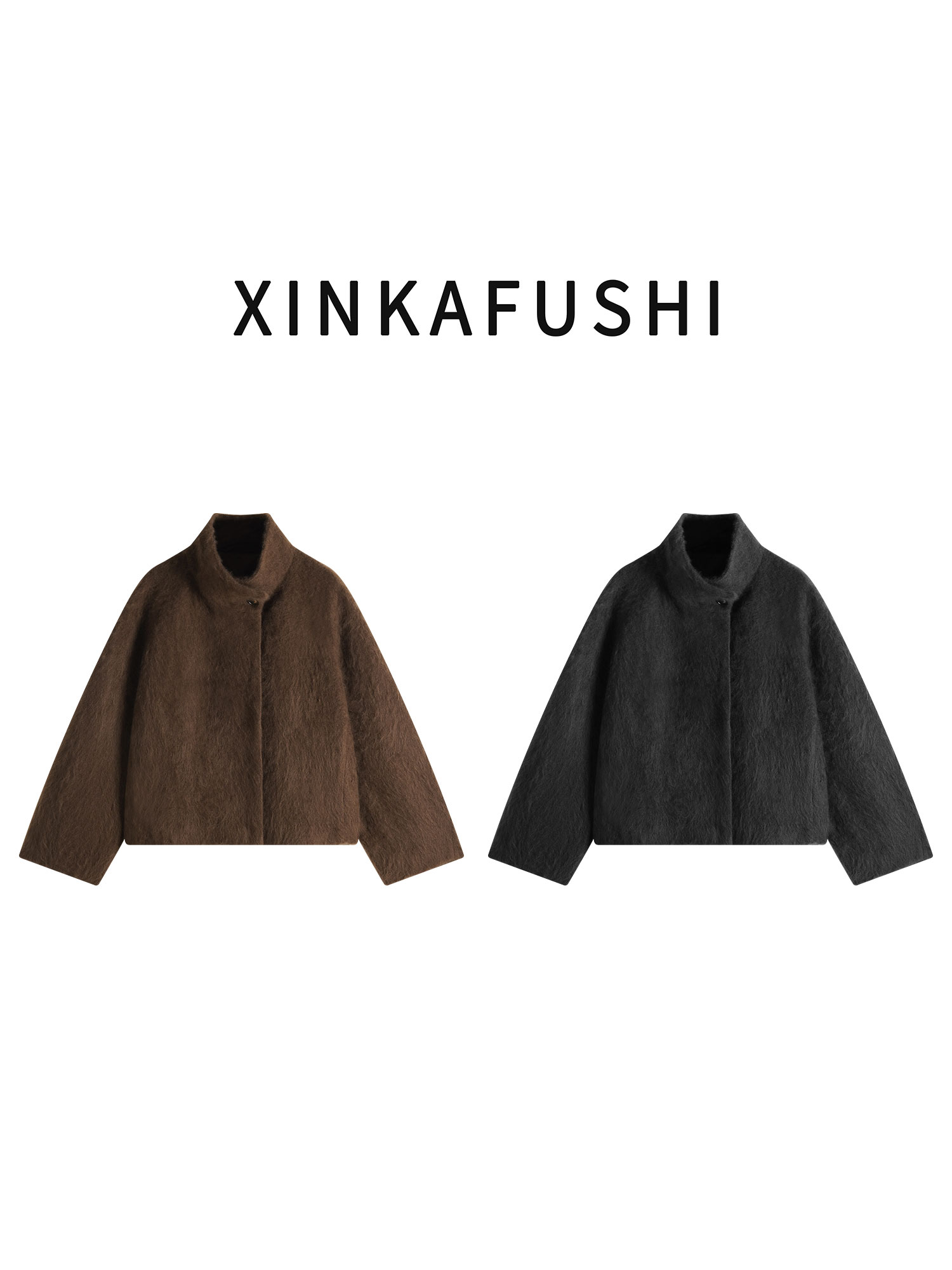 【Theo】冬季美拉德高档仿羊羔毛外套女装百搭洋气宽松上衣HYL6945