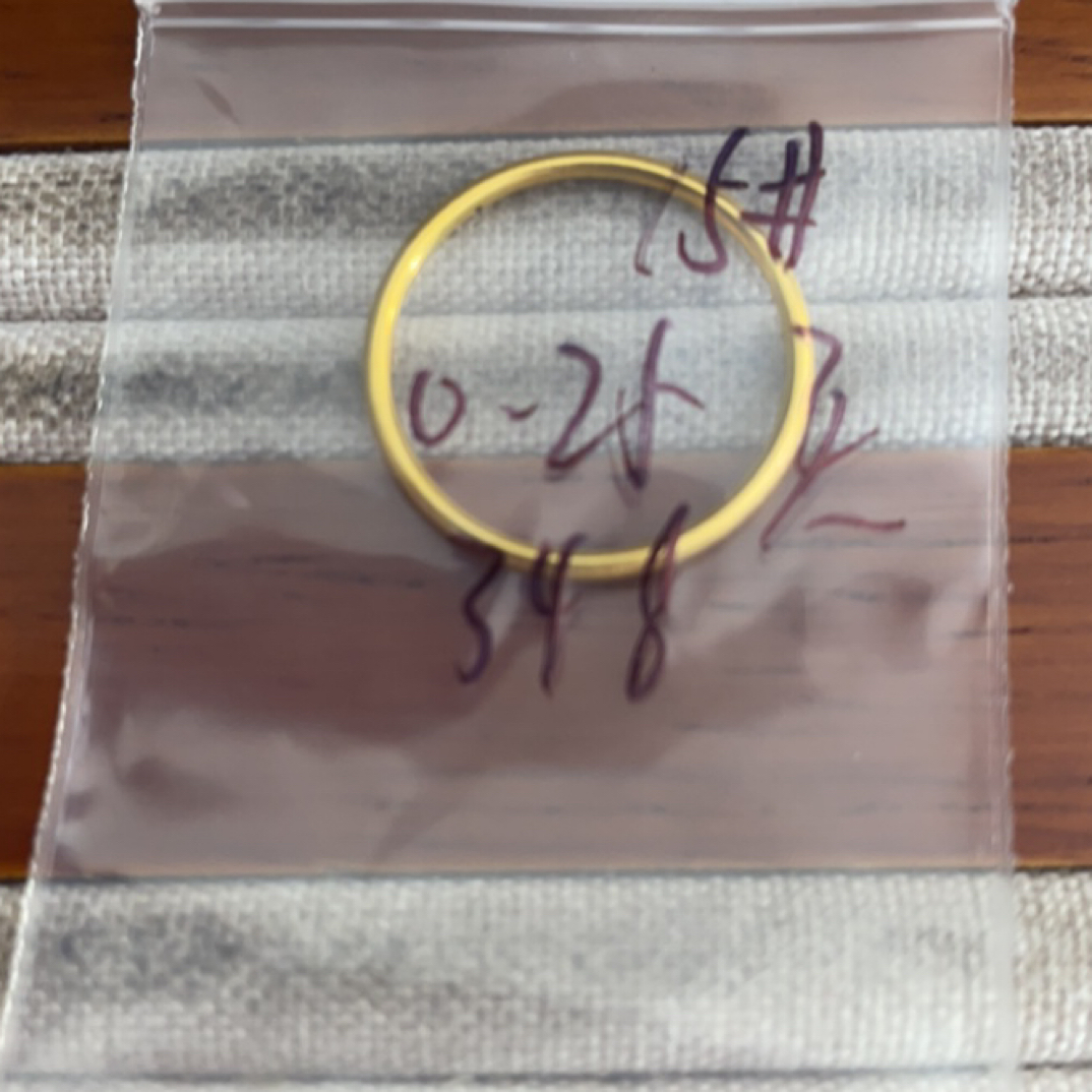 克重0.25 15号 满天星戒指 足金999