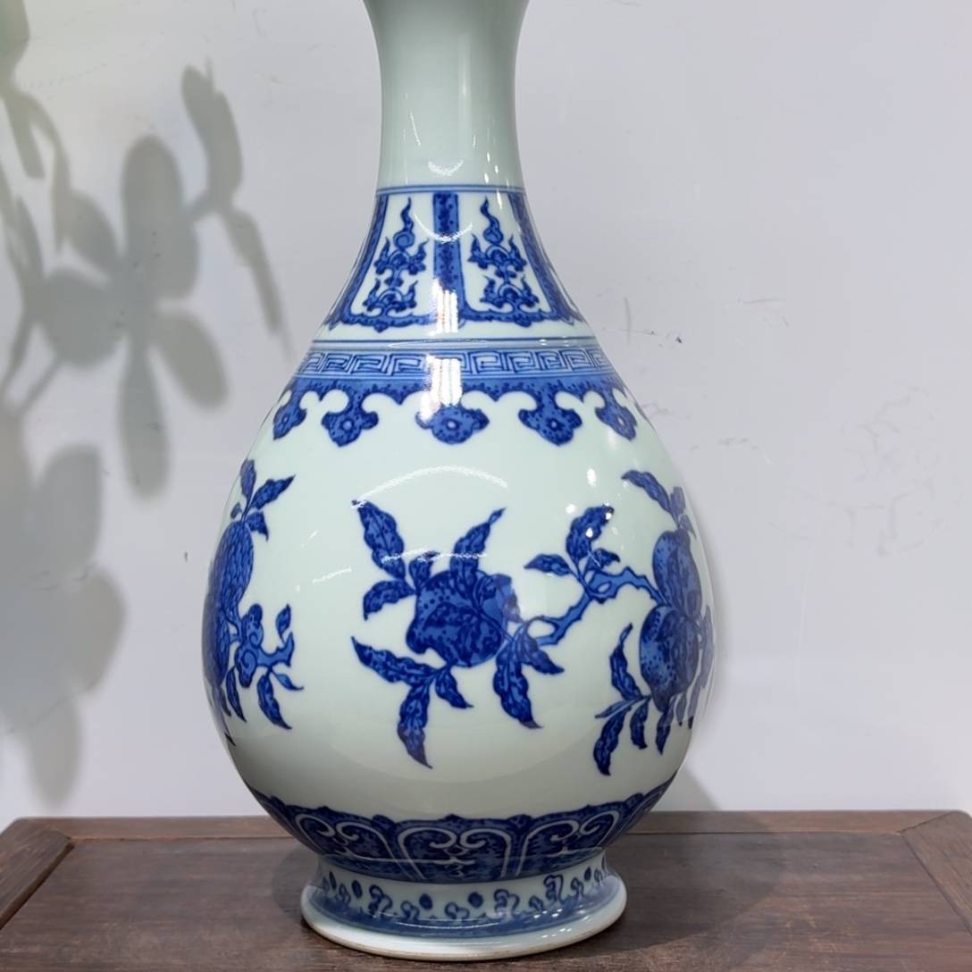 公***育瓷摆件瓷器工艺品摆件青花