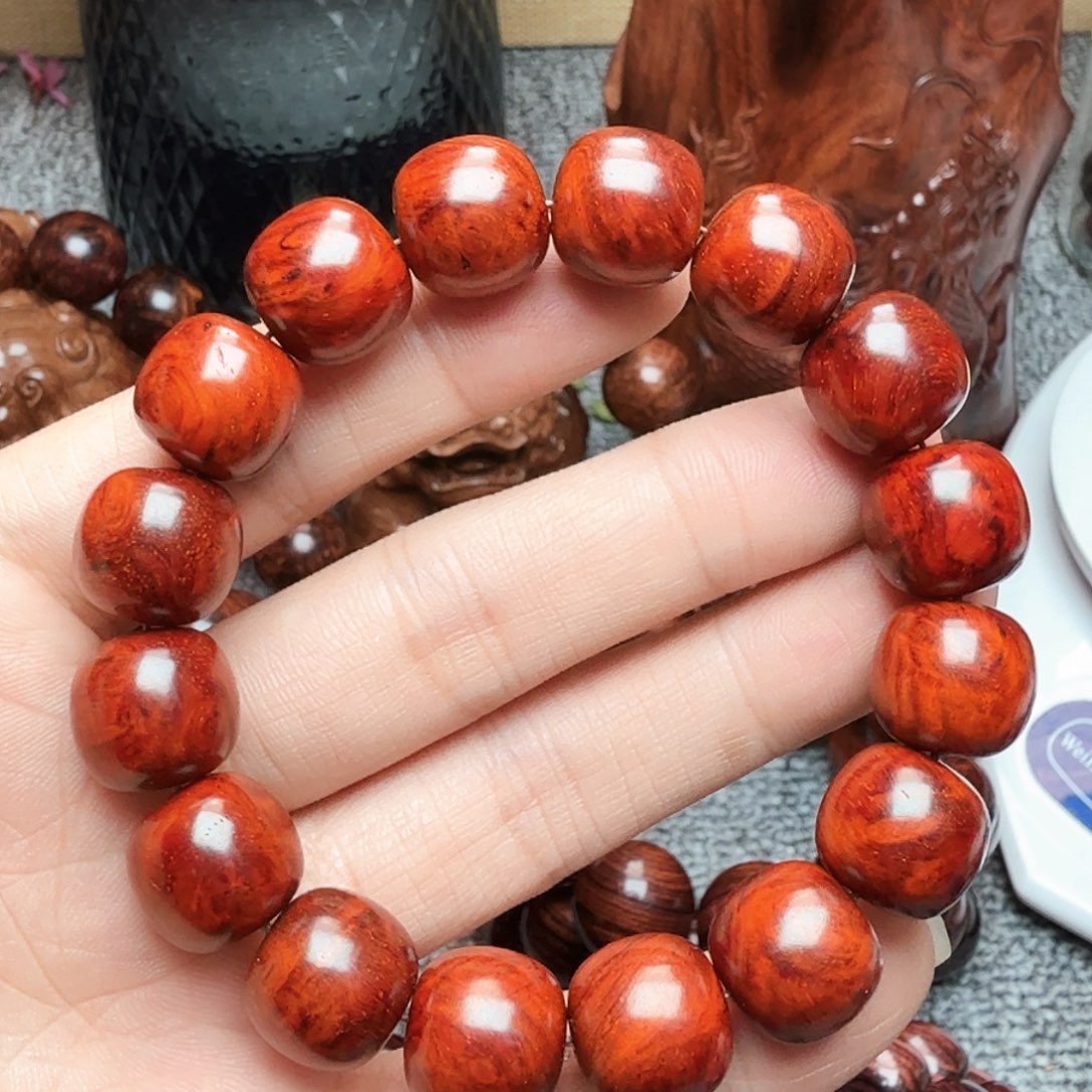 小叶紫檀手串/手链小叶紫檀1314留疤