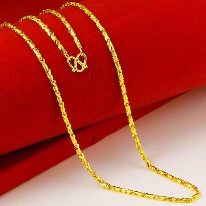 丁老头甄选】金色小鱼项链30109