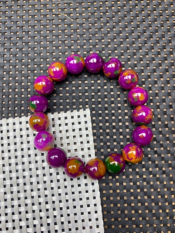 樱花粉血彩舒12mm手串366