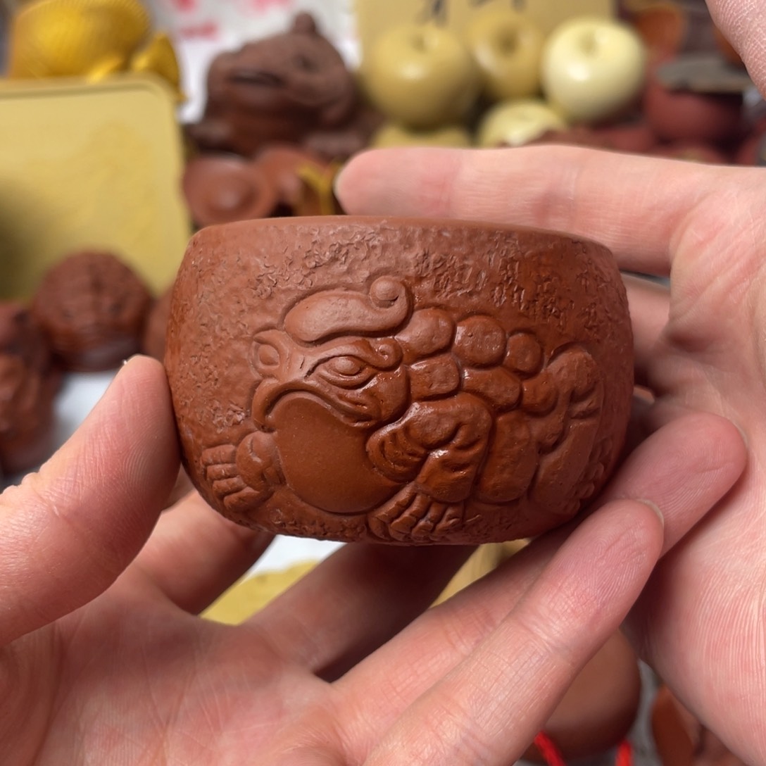 紫砂茶宠紫砂瑕疵