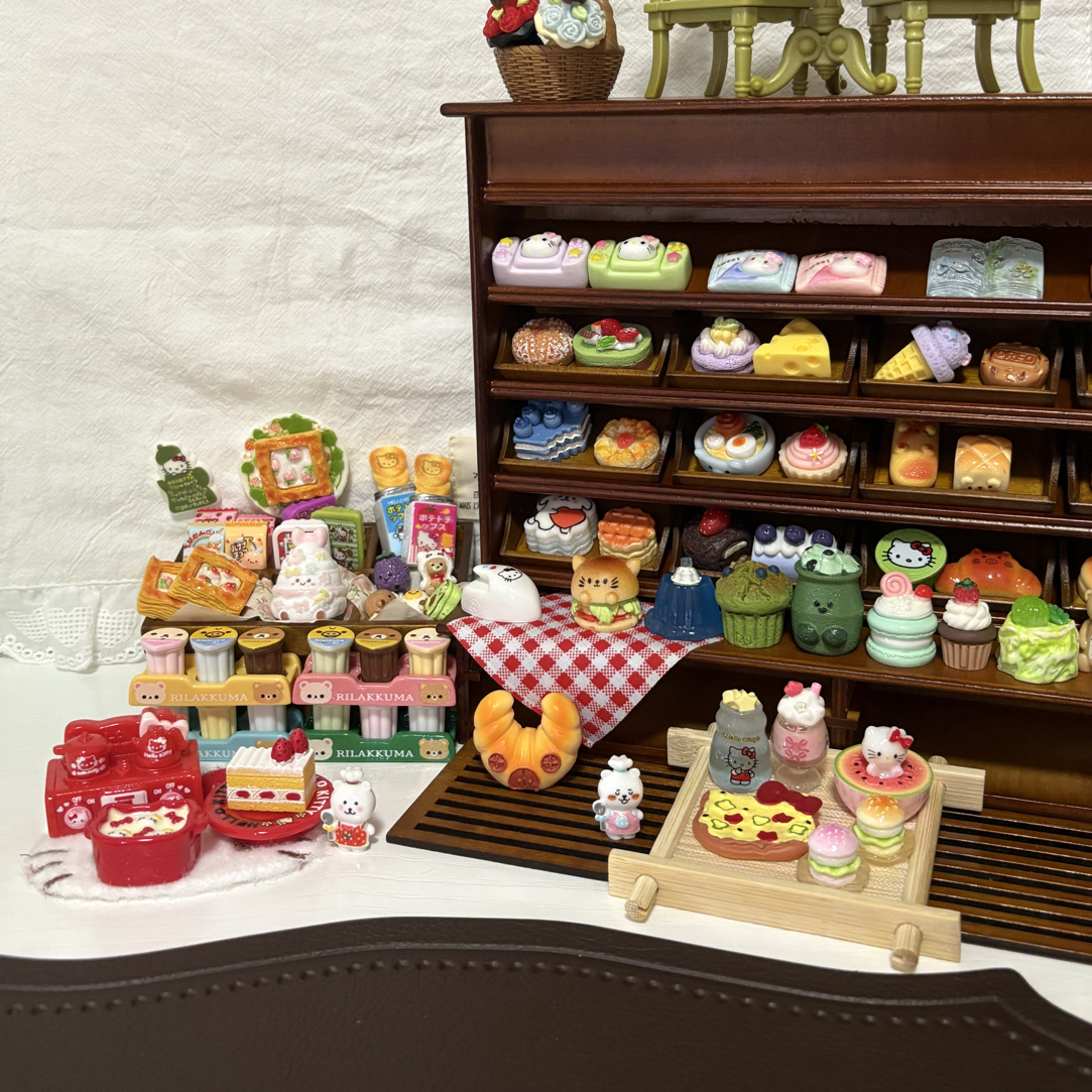 食玩直播自选 多定制微缩食玩树脂摆件DIY冰箱贴挂件装饰