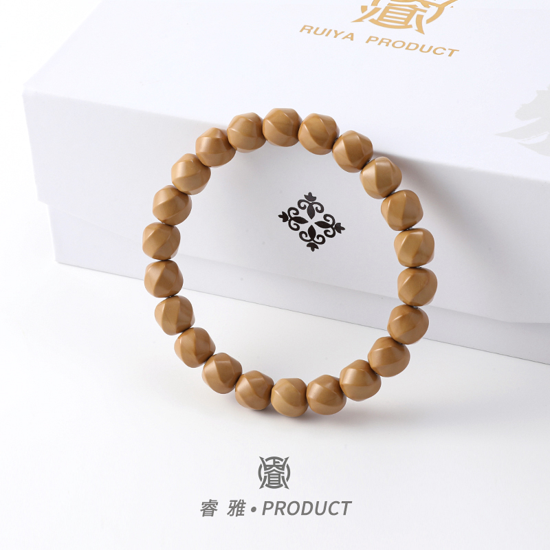 【睿雅出品】喜旋S级猴头手串全品无暇猴头核桃原色无药文玩手串