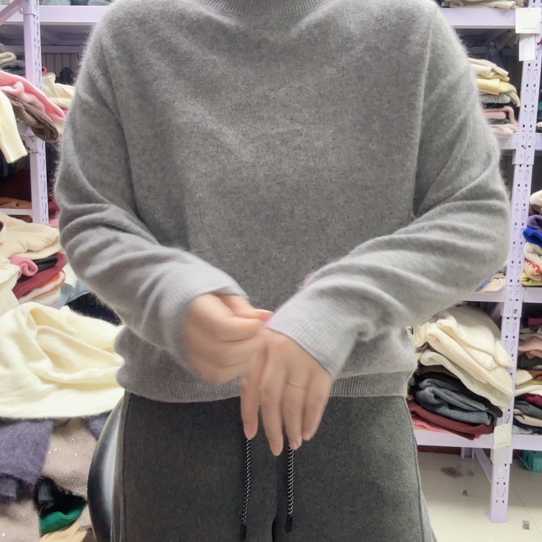 至尊羊绒灰色拉绒