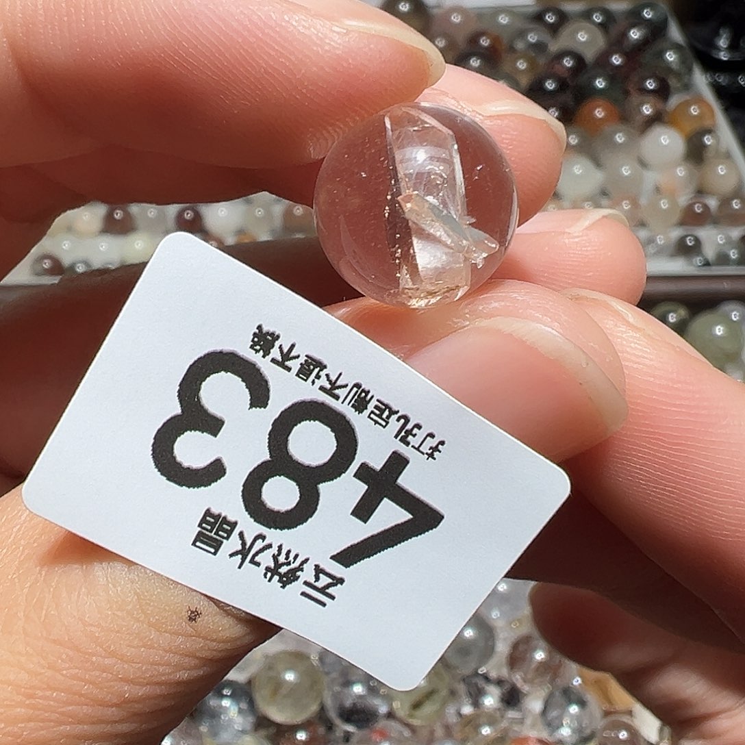 水晶未镶嵌珠宝半成品