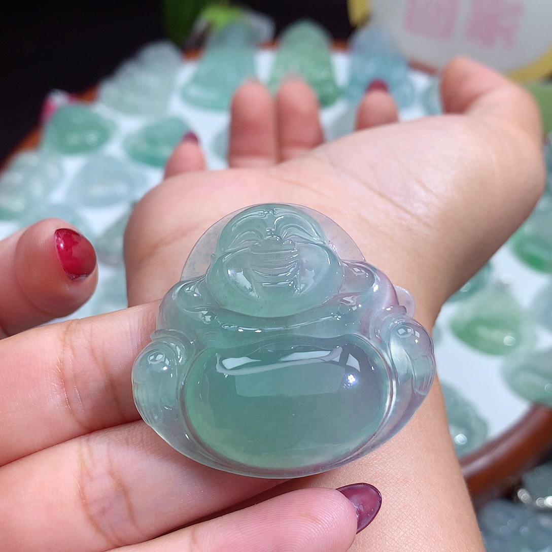 *****翡翠未镶嵌颈饰佛公