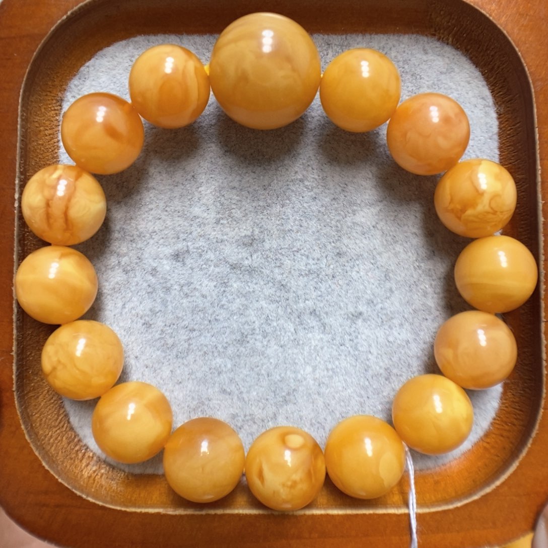 蜜蜡手串未镶嵌蜜蜡手串
