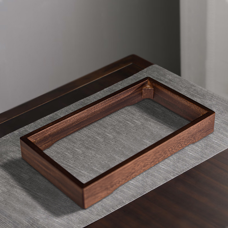 烧水壶一体式嵌入式橡木边框