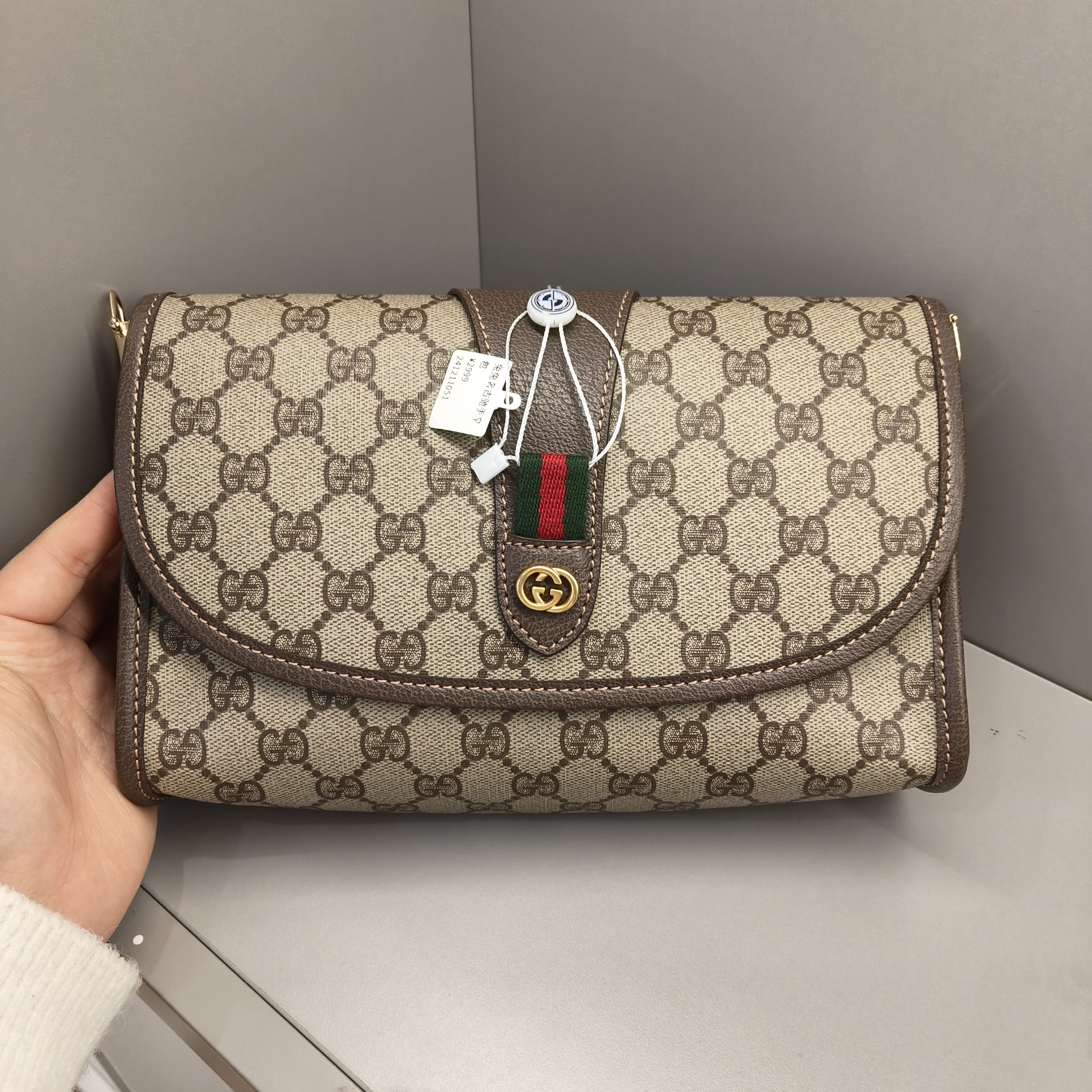 95新 GUCCI/古驰 兔兔奢淼淼/95新/古驰手拿包/241225009