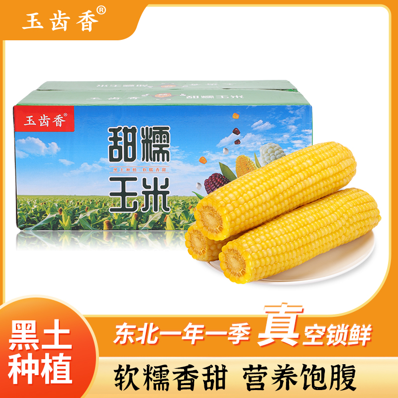 【今年头茬】（试吃3支）玉齿香东北黄糯玉米260克*10支微甜香糯
