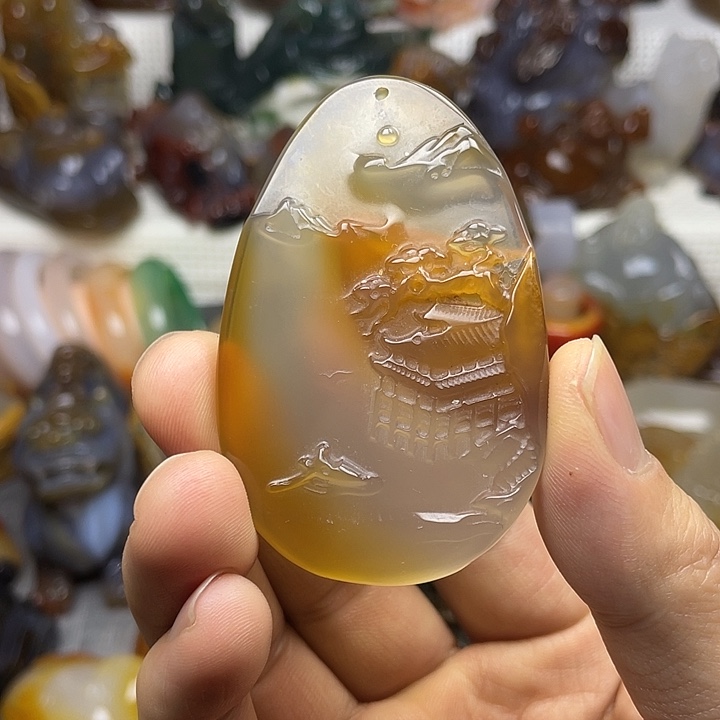 玛瑙/玉髓饰品未镶嵌