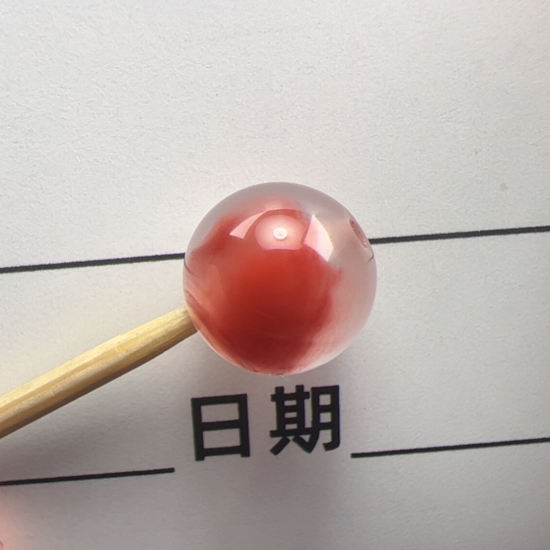 南红玛瑙圆珠8mm未镶嵌