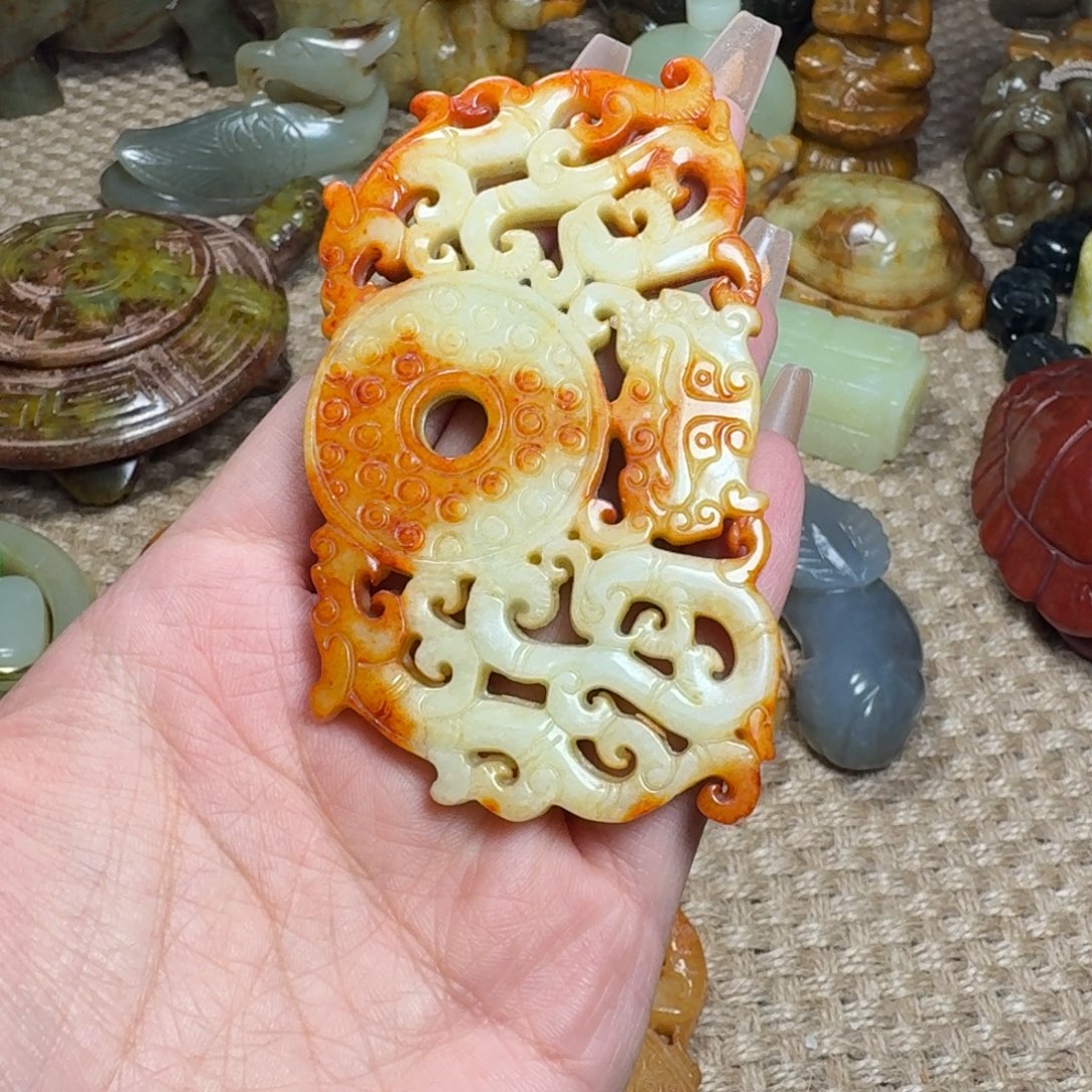 吊坠白玉菩提挂件