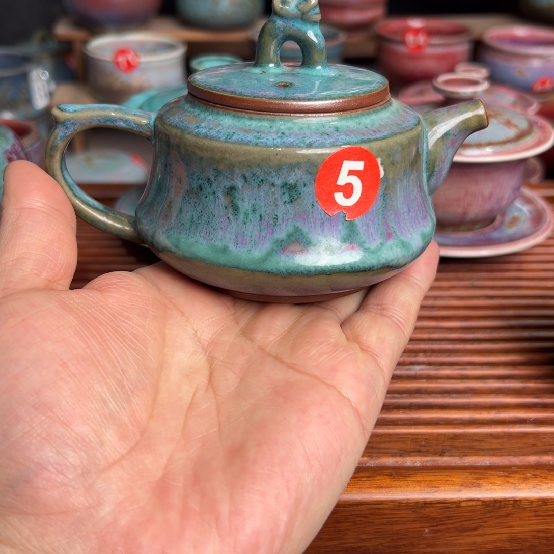 s***g手工制作钧窑茶器