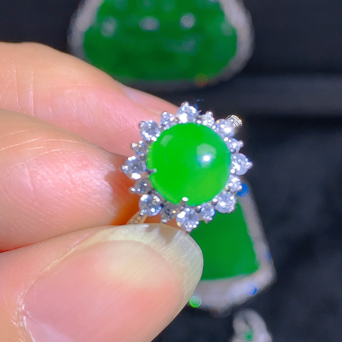 翡翠颈饰银S925镶嵌269968568880