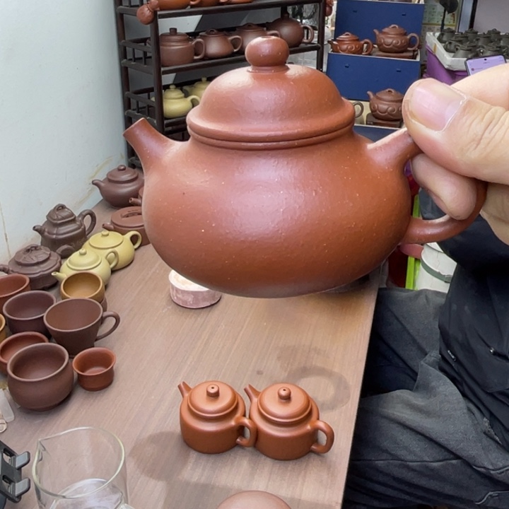 菜***锅紫砂茶壶微瑕大红袍容天容量160毫升