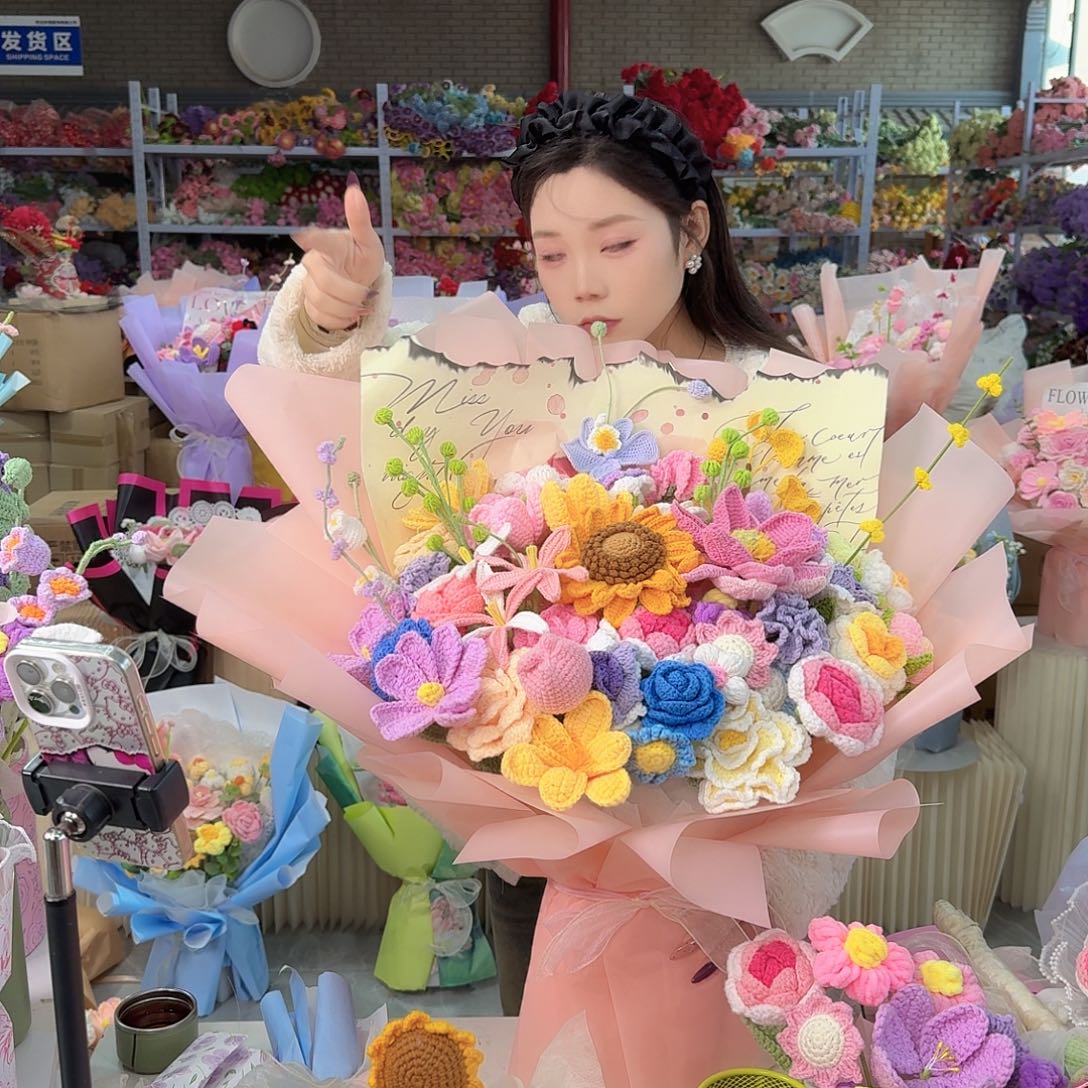 非遗手工花束，孤品清仓