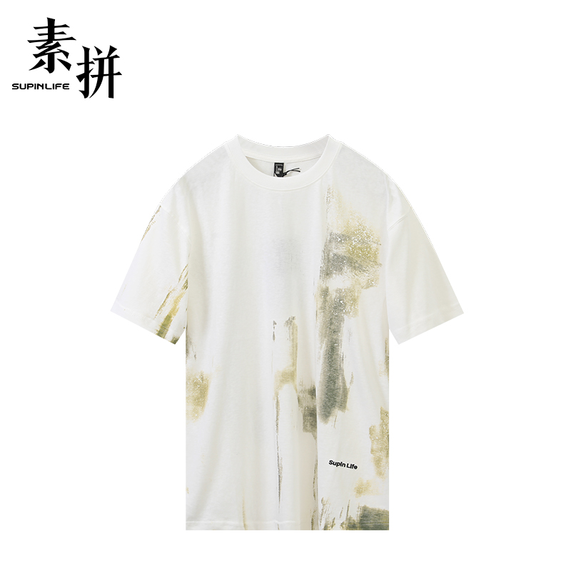 素拼T恤SPADT523308AM