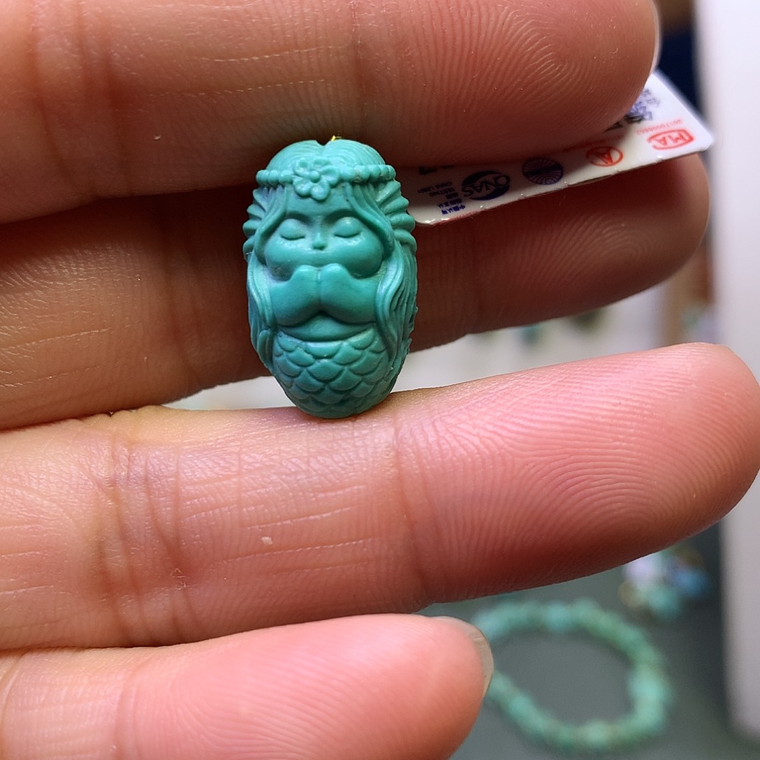 绿松石未镶嵌配饰