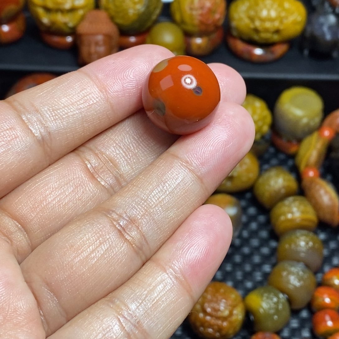 玛瑙/玉髓未镶嵌战国红用****5