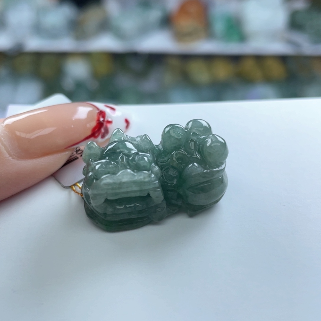 颈饰未镶嵌翡翠貔貅14