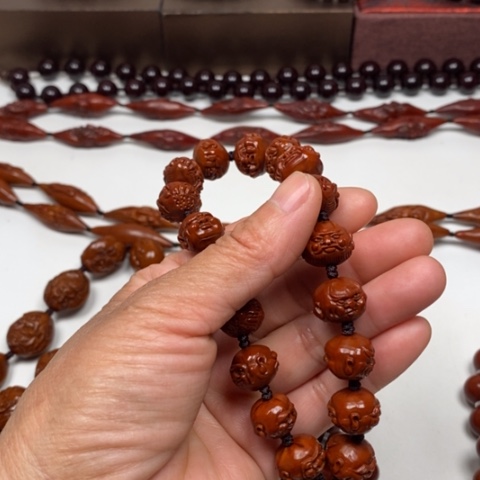 橄榄核手串划***浆橄榄核