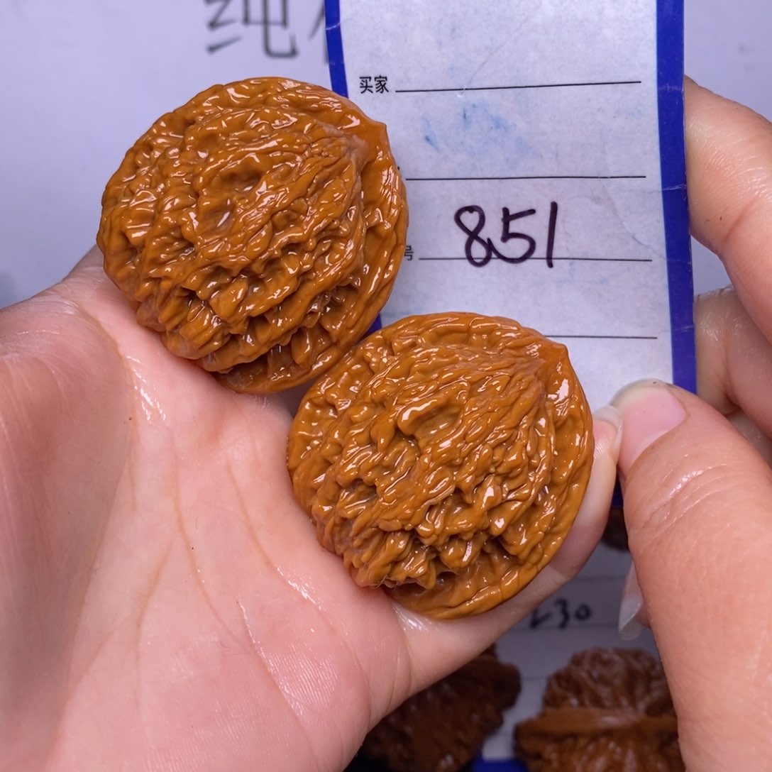 文玩核桃把件851/41.5虎头