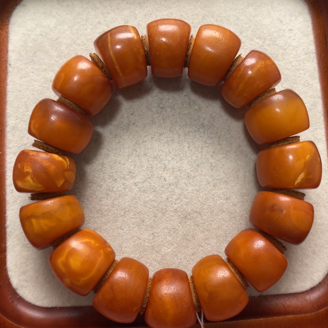 蜜蜡未镶嵌手串蜜蜡