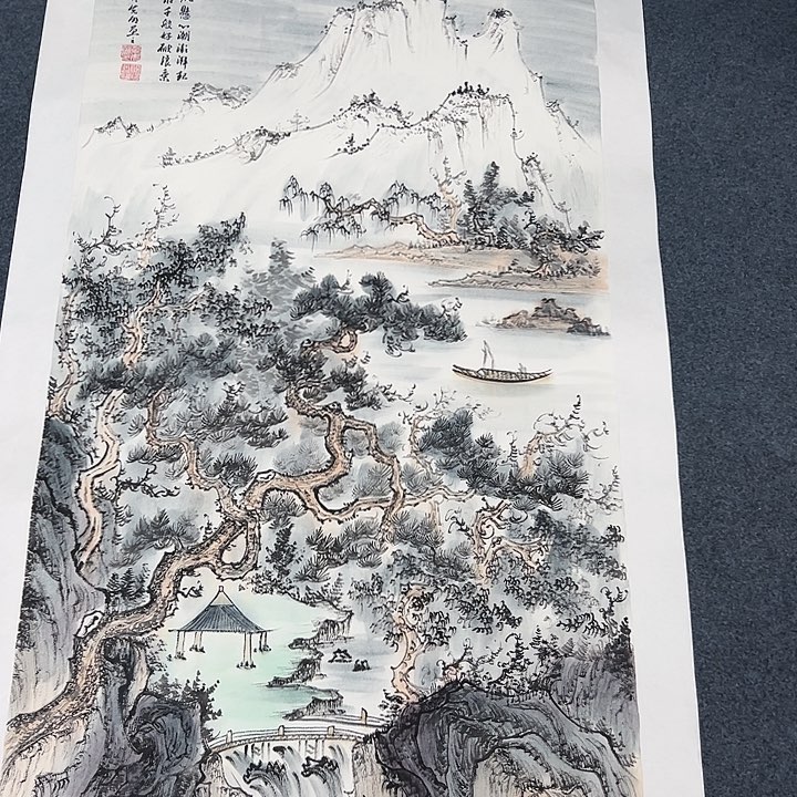 国画纯手绘字画宣纸