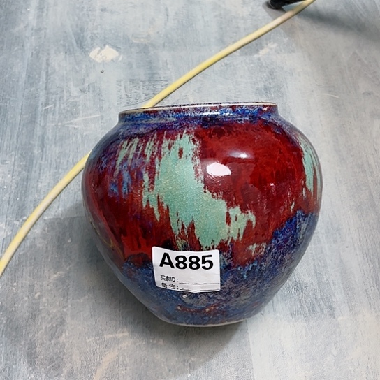 瓶@**柒陶瓷花瓶摆件摆件。885